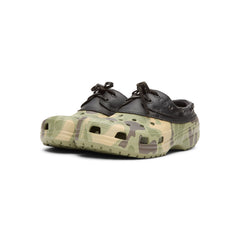 Crocs Classic Duck Camo Boat Shoe (Black/Cargo)