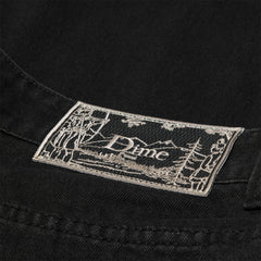 Dime Carpenter Denim Shorts (Jet Black)