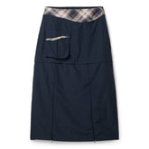 Dime Tech Skirt (Plaid Navy)
