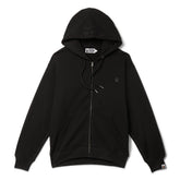 A Bathing Ape One Point Relaxed Fit Full Zip Hoodie (Black)