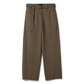 Beach Brains Pleated Work Pant (Chocolate)