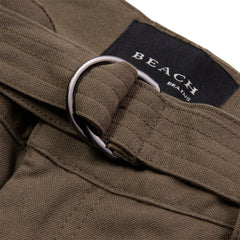 Beach Brains Pleated Work Pant (Chocolate)