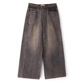 Adidem Asterisks Waxed Two-Tone Denim (Black)