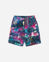 Men's Neon Tokyo Track Shorts Multicolor