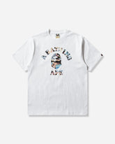Men's Art Camo College T-Shirt White