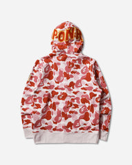 Men's ABC Camo 2nd Shark Full Zip Hoodie Pink