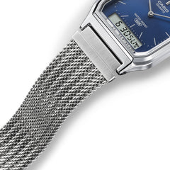 Casio Vintage Metal AD (Silver / Blue)