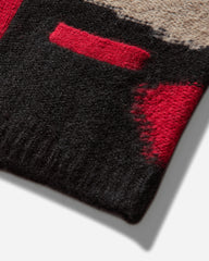 Men's Mix Pattern Cardigan Olive