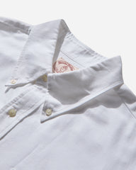 Men's Brooks Brothers Selvedge Oxford Button Up Shirt White
