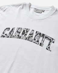 Men's Camo Snake Longsleeve T-Shirt White