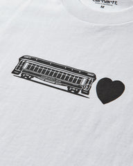 Men's Deconstructed Label T-Shirt White