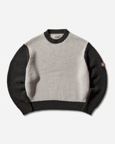 Men's Coloured Cotton Knit Sweater Grey