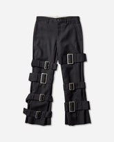 Men's Buckle Trousers Black