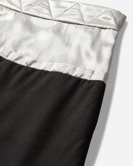 Men's Contrast Waist Pants Black