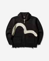 Men's Cowichan Cardigan Jacket Black