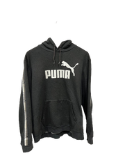 Vintage Puma Logo Hoodie Large