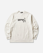 Men's Grunge Longsleeve T-Shirt White