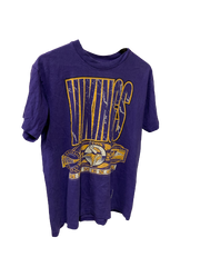 Vintage Purple Minnesota Vikings NFL T-shirt Medium