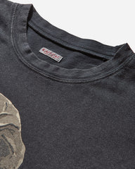 Men's 20/-Jersey Crew T-Shirt (Peckish Rain Skull) Black