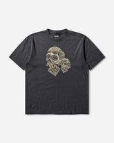 Men's 20/-Jersey Crew T-Shirt (Peckish Rain Skull) Black