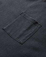 Men's Jersey 2Tones Big Pocket T-Shirt (Bone) Black / Purple