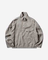 Men's Farkas Pullover Jacket Tan / Blue