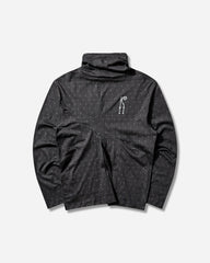 Men's Ohne Long Sleeve Mock Neck Top Black / Sapphire
