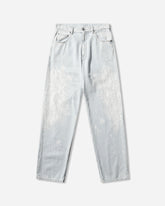 Men's Painted Straight Leg Jeans Medium Blue