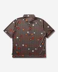 Men's Floral Polo Shirt Black / Red