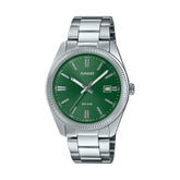 Casio Metal Analog (Slver / Green)