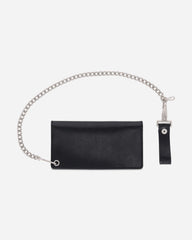 Leather Trucker Wallet Black