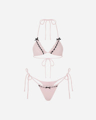 Lingerie Bikini Baby Pink / Black