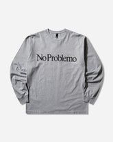 Logo Longsleeve T-Shirt Grey Marl