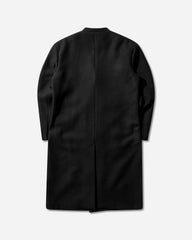 Men's Double Breasted Wool Coat Black