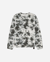 Men's Loose Fit Crewneck Sweatshirt Black Camo