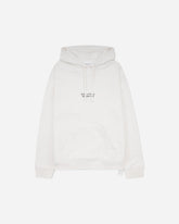Men's Flower Print Hoodie White