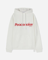 Men's Flower Loose Fit Hoodie Snow White