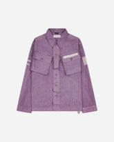 Men's Military Cargo Shirt Lilac