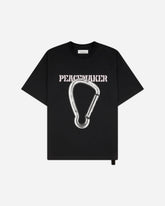 Men's Carabinier Print Loose Fit T-Shirt Black
