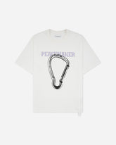 Men's Carabinier Print Loose Fit T-Shirt White