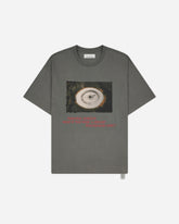 Men's Landart 03 Print Loose Fit T-Shirt Gray