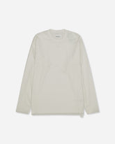 Men's Mesh Layer Longsleeve T-Shirt White