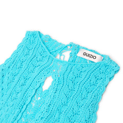 Danielle Guizio Casmir Dress (Sea blue)