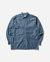 Men's Checked Shirt Blue