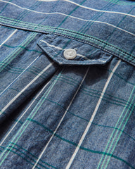 Men's Checked Shirt Blue