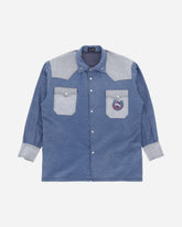 Men's 70s Denim Shirt Blue