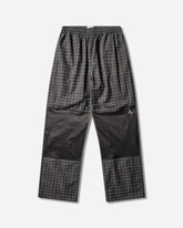 Men's Aaair FloWeave Printed Check Elasticated Waistband Pants Anthracite