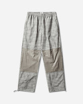 Men's Aaair FloWeave Printed Check Elasticated Waistband Pants White