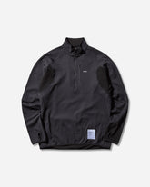 Men's FuzzFleece Half‑Zip Sweatshirt Black