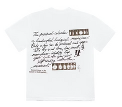 Travis Scott CJ x Audemars Piguet Perpetual Calendar Tee white